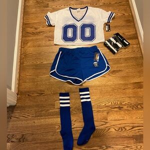 NWT Spirit Blue Costume Athletic Apparel